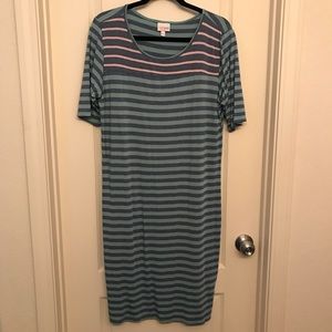 LuLaRoe XL Striped Julia